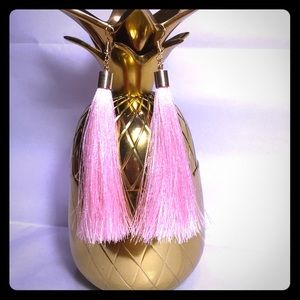 🔥FREE WITH $10 PURCHASE🔥Pink Tassel Earrings
